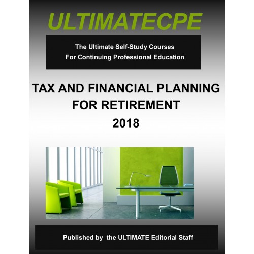 tax and financial planning for retirement 2018