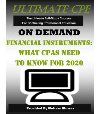 Financial Instruments: What CPAs Need to Know for 2020