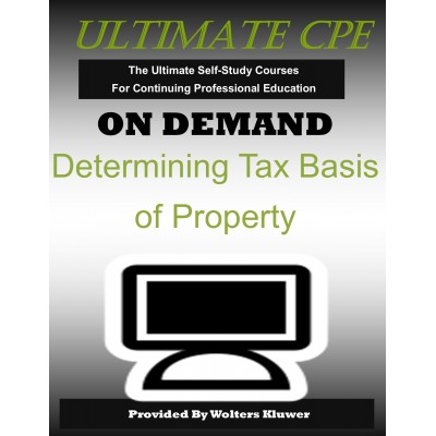 Determining Tax Basis of Property