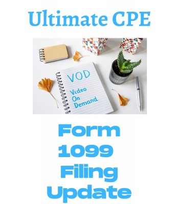 Form 1099 Filing Update