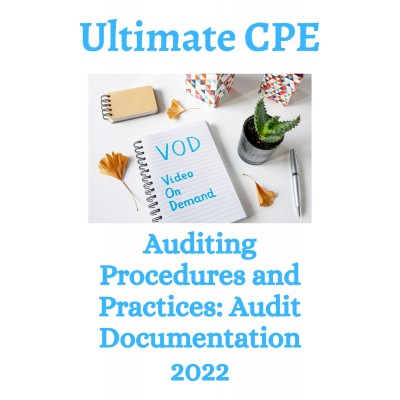 Auditing Procedures and Practices: Audit Documentation 2022