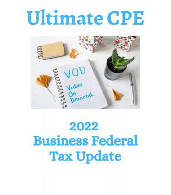 2022 Business Federal Tax Update