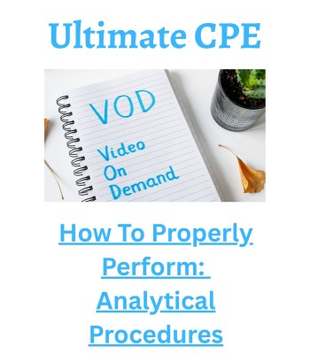 How To Properly Perform: Analytical Procedures 2026