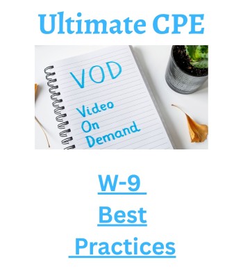 W-9 Best Practices 2026