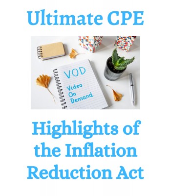 Highlights of the Inflation Reduction Act